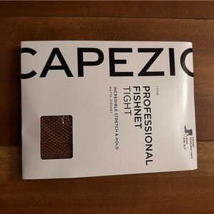 Capezio Fishnet Tights in Suntan